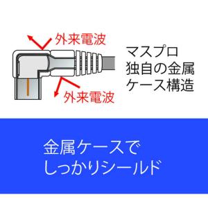 マスプロアンテナ 4K8K対応 アンテナケーブ...の詳細画像5