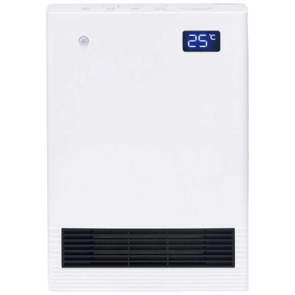 ユアサ　分解して洗えるセラミックファンヒーター 1200W 人感センサー付き ホワイト　YA-S12...