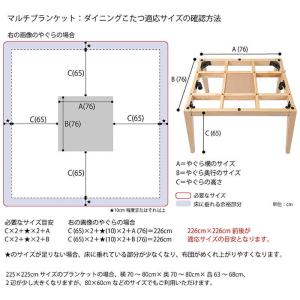ユアサ マルチブランケット [対応天板サイズ:...の詳細画像5
