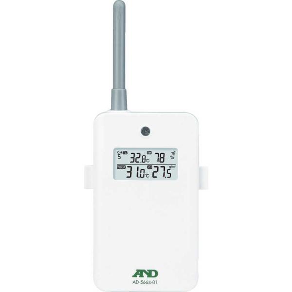 A＆D　A&amp;D マルチチャンネルワイヤレス環境温湿度計 子機 AD-5664-01　AD5664-0...