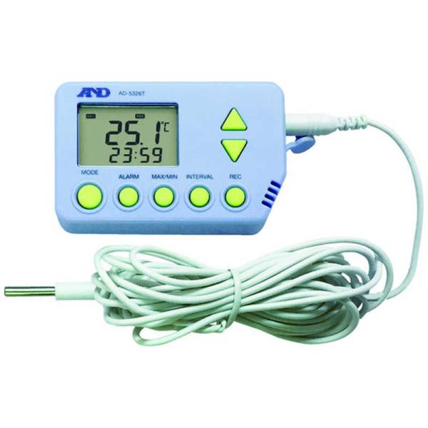 A＆D　A&amp;D デジタル温度データロガー(外部温度センサー付き)　AD-5326TT