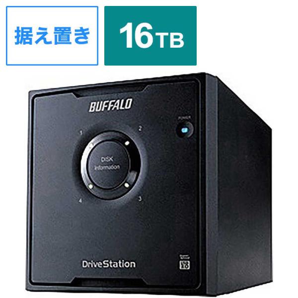 BUFFALO　外付けHDD ブラック [据え置き型 /16TB]　HD-QL16TU3/R5J