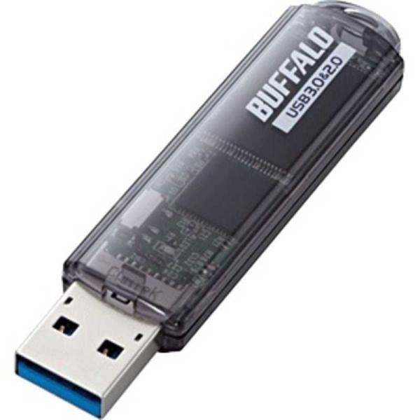 BUFFALO　USBメモリー[64GB/USB3.0/キャップ式]　RUF3-C64GA-BK