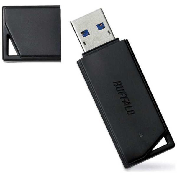 BUFFALO　USB3.1メモリ RUF3-KBシリーズ(64GB)　RUF3-K64GB-BK
