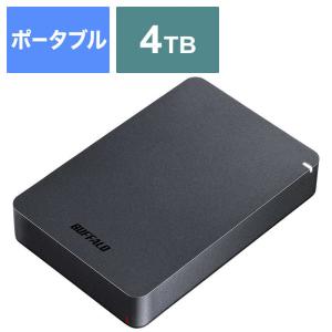 BUFFALO　外付けHDD ブラック [ポータブル型 /4TB]　HD-PGF4.0U3-GBKA