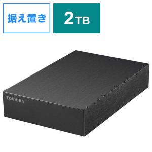 BUFFALO(バッファロー） 外付けHDD USB-A接続 TOSHIBA Canvio Desktop(テレビ・パソコン両対応) ブラック ［据え置き型 /2TB］