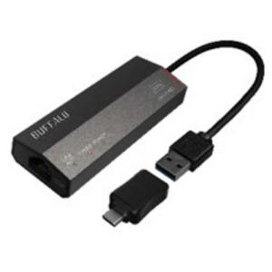 BUFFALO　2.5GbE対応 USBLANアダプタ TypeAtoCコネクタ付　LUA-U3-A2G/C