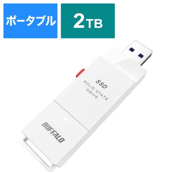 BUFFALO　外付けSSD USB-C＋USB-A接続 (PC・TV両対応、PS5対応)　SSD-...