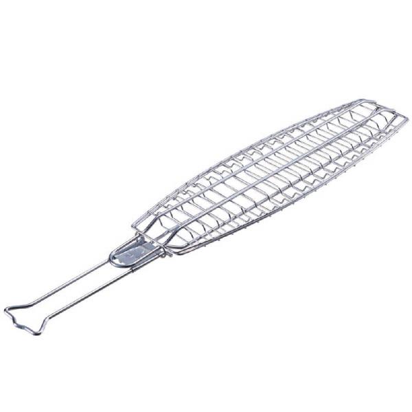 ロゴス　アウトドア用品炭火サンマ焼き器 (幅11×奥行3×高さ54cm)　81062152