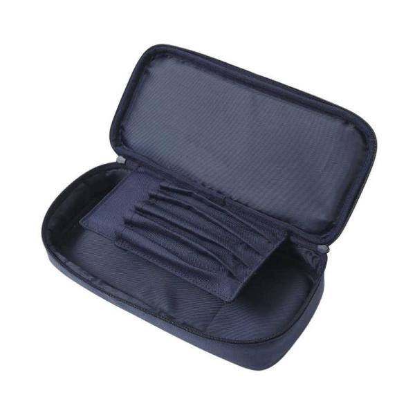 エムプラン　ペン先の傷まないペンケース ネイビー　10620508