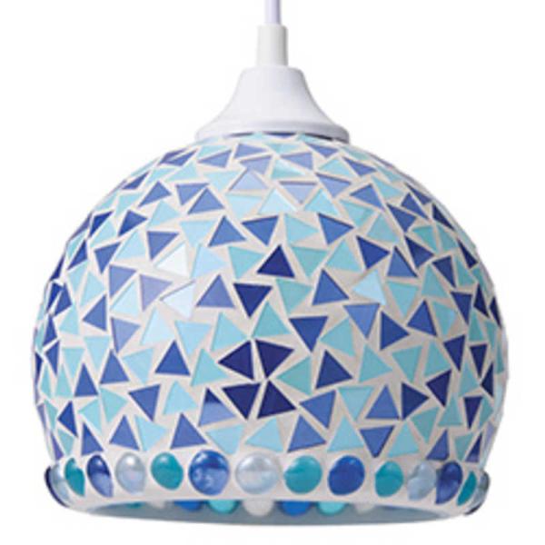 イシグロ　モザイクペンダントライト メンシェイ ブルー ［温白色 / E26］　21258