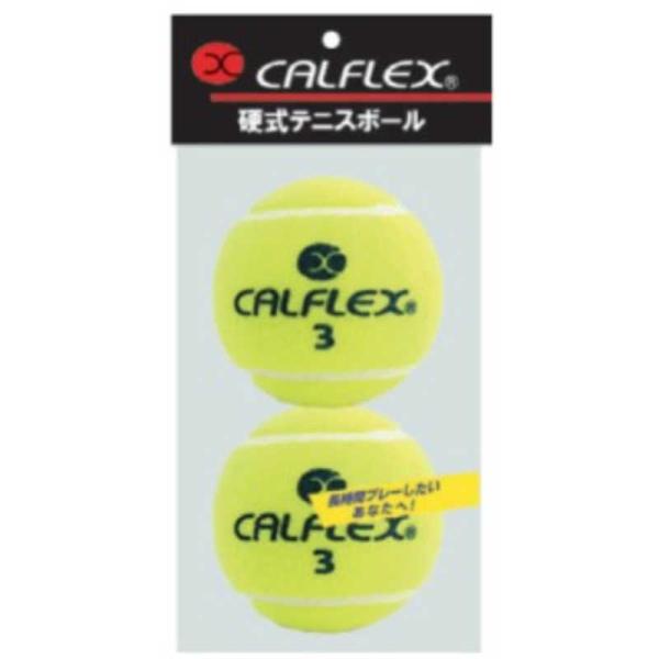 サクライ貿易　一般用 硬式テニスボール ノンプレッシャーボール CALFLEX(イエロー/2球入り)...