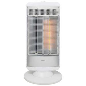 ヤマゼン　電気ストーブ 速暖カーボンヒーター＆遠赤外線シーズヒーター ツインヒート [1200W/首振り機能]　DBC-L0951-WS