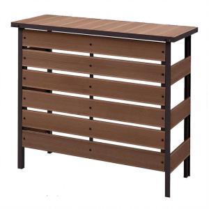 ヤマゼン 人工木エアコン室外機カバー  MWAC110