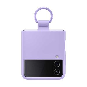 GALAXY Galaxy Z Flip4 Silicone Cover with Ring ボラ パープル EF-PF721TVEGJP