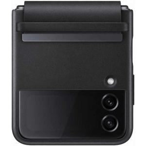 GALAXY Galaxy Z Flip4 Flap Leather Cover Black EF-VF721LBEGWW