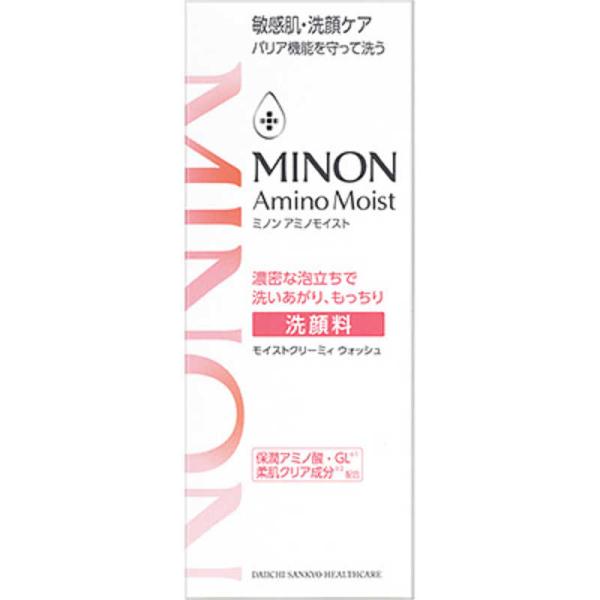 第一三共ヘルスケア　ミノン アミノモイスト モイストクリーミィ ウォッシュ100g ミノン アミノモ...