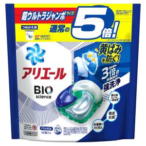 P&G　アリエールジェルボール4Dつめかえ超ウルトラジャンボ