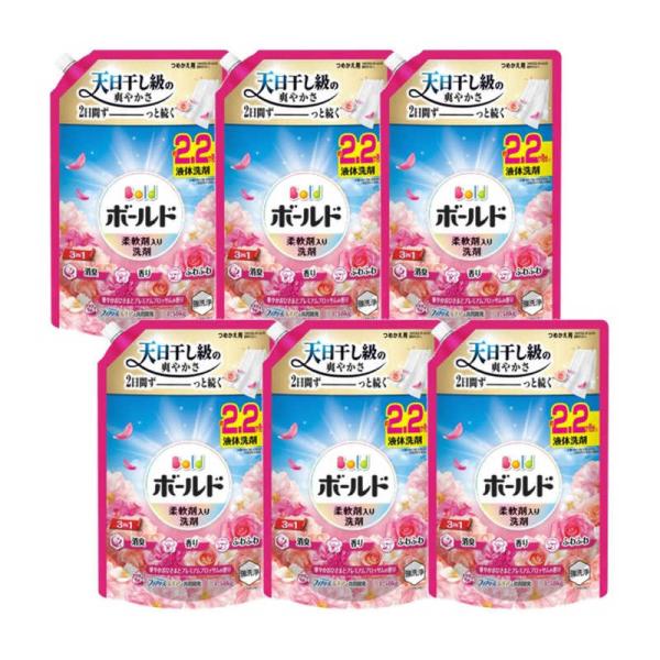 P＆G　(ケース販売) ボールド ジェル 華やかプレミアムブロッサムの香り つめかえ用 ウルトラジャ...