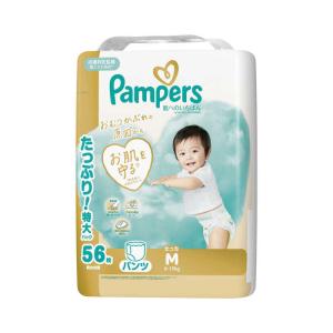 P＆G　パンパース 肌へのいちばんパンツ ウルトラジャンボ Mたっち(6-12kg) 56枚　PMハダパンツUJMタツ
