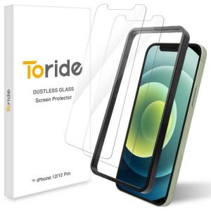 TORIDE　Toride ホコリが入らない iPhone 12 12Pro用 ガラスフィルム 2枚入　TR003IP12PGL｜y-kojima