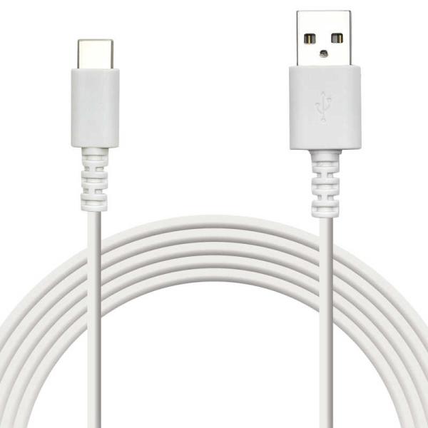 ラスタバナナ　A to Type-Cケーブル 3.0A 3m ホワイト　R30CAAC3A01WH ...