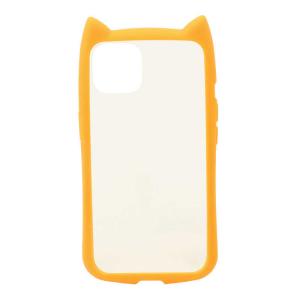 ラスタバナナ　iPhone 13 mini 5.4インチ 猫耳ケース GLASS オレンジ　6336IP154HB｜y-kojima