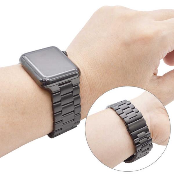 ラスタバナナ　AppleWatchベルト ステンレス 42/44mm ブラック 　RBLAW4405...