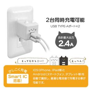 ラスタバナナ モバにゃー AC充電器 USB ...の詳細画像3