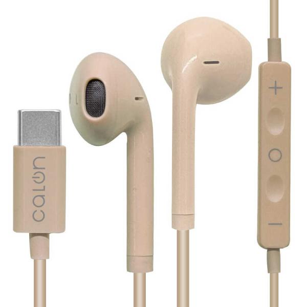 ラスタバナナ　ステレオイヤホンマイク DAC搭載 着信応答スイッチ 有線 calon Type-C ...