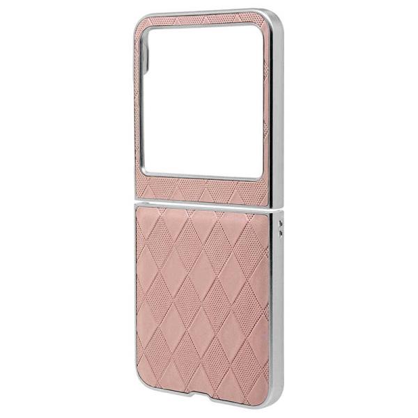 RBSELECT　motorola razr 50 ハードケース 格子柄 ライトピンク　8494MR...