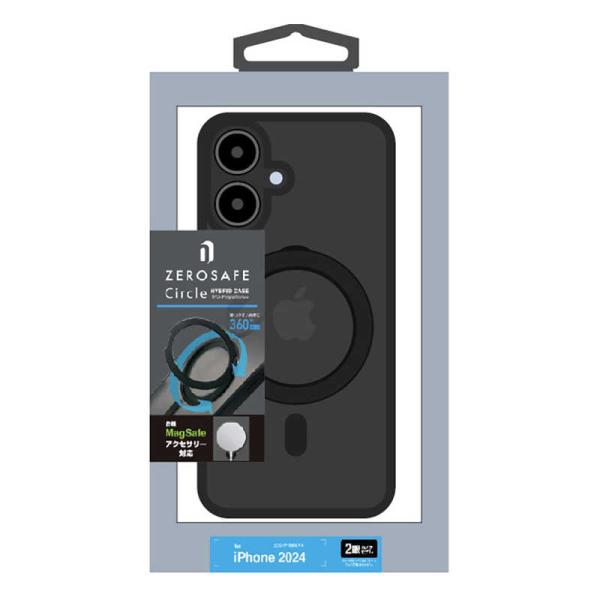 ラスタバナナ　iPhone16 ZEROSAFE Circle Magsafe対応 360°回転スタ...