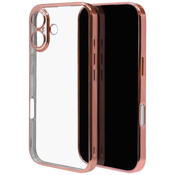 ラスタバナナ　iPhone 17ケース 極TPU メタルフレーム PKGD ピンクゴールド　8869...