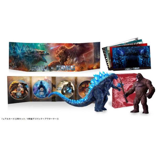 東宝　ブルーレイ　ゴジラvsコング 完全数量限定生産4枚組 ムービーモンスターシリーズ　