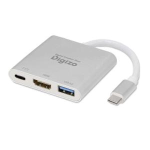 プリンストン　[USB-C オス→メス HDMI/ USB-A/ USB-C]USB PD対応 60W 変換アダプタ　RPUD-PDC1H｜y-kojima