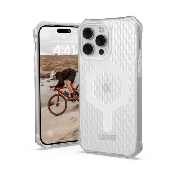 UAG　MagSafe対応 エッセンシャルアーマーフロステッドアイス iPhone 14 Pro M...