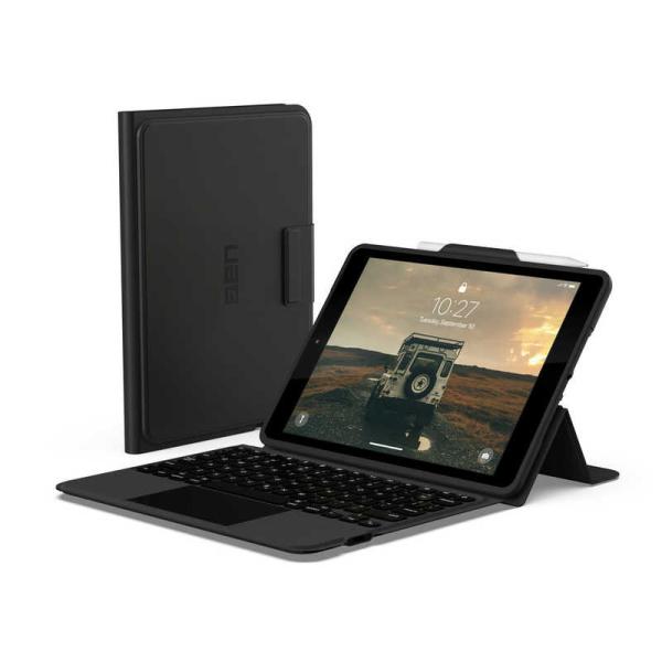 UAG　社製10.2インチiPad(第9/8/7世代)用 トラックパッド搭載Bluetoothキーボ...