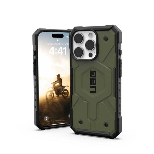 UAG　iPhone 16 Pro 耐衝撃ケース MAGSAFE対応 PATHFINDER オリーブ...