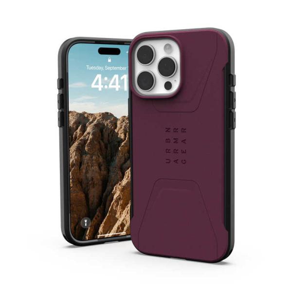 UAG　iPhone 16 Pro Max 耐衝撃ケース MAGSAFE対応 CIVILIAN ボル...
