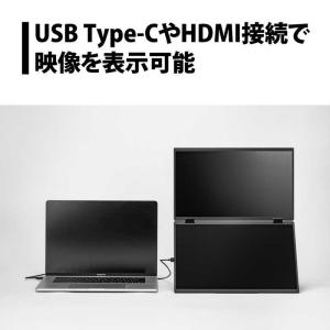 プリンストン 15.6型 2画面 フルHDモバ...の詳細画像3