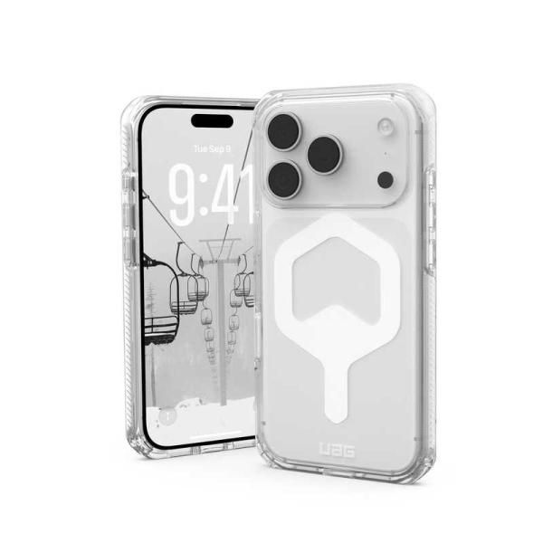 UAG　iPhone 17 Pro用 MagSafe対応 PLYO / CAP(アイス/ホワイト)　...