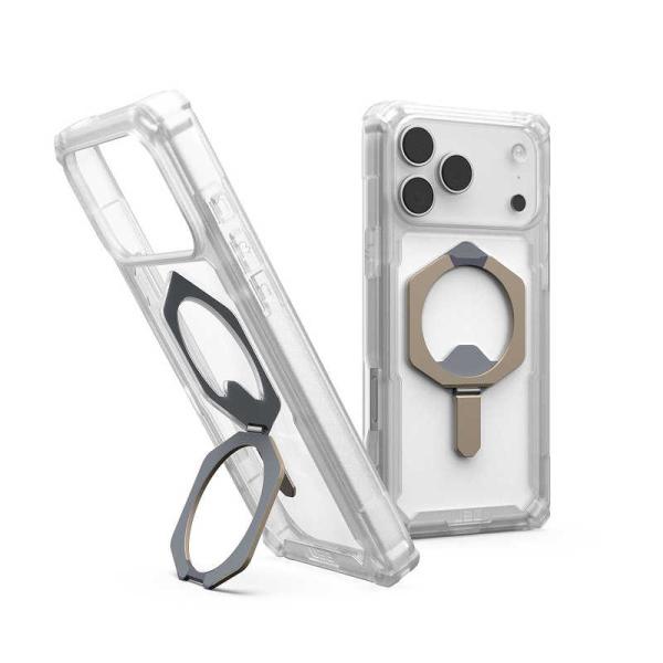 UAG　iPhone 17 Pro Max用 MagSafe対応 PLASMA XTE(クリア/チタ...