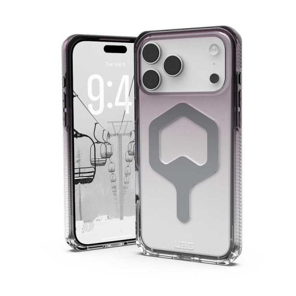 UAG　iPhone 17 Pro Max用 MagSafe対応 PLYO(ブラック/クリアオンブレ...