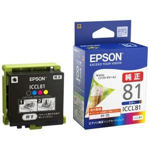 エプソン　EPSON　インクカートリッジ (カラー4色一体型)　ICCL81