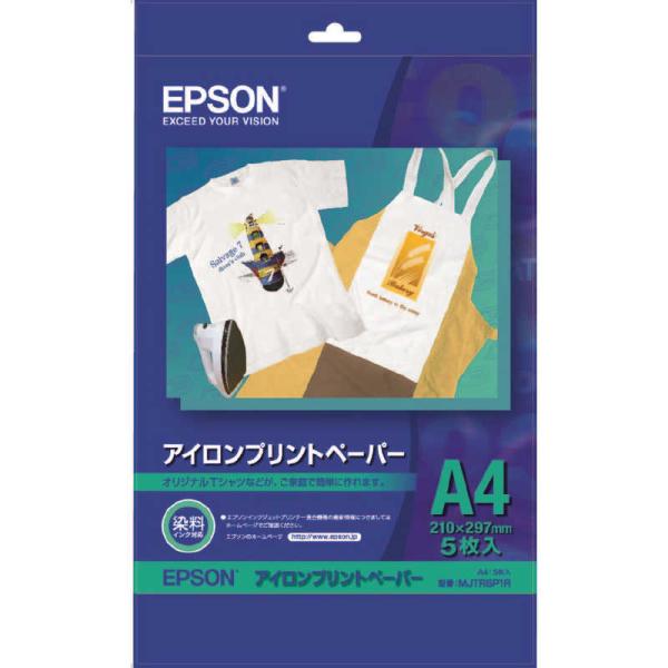 エプソン　EPSON　〔インクジェット〕アイロンプリントペーパー 0.14mm [A4 /5枚]　M...