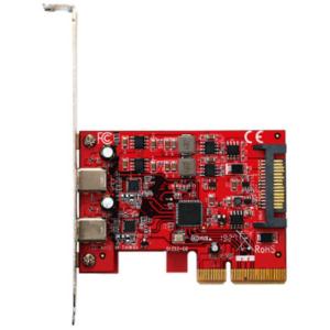 玄人志向 Renesus μPD720201搭載 USB3.0 Type-A x4 インターフェースボード (PCI-Express x1接続) USB3.0RA-P4-PCIE 玄人志向 USB3.0-PCIE-P2 Renesas社製 μPD720202搭載 USB3．0x2
