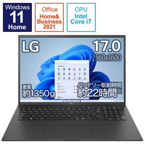 LG ノートパソコン gram オブシディアンブラック  17Z95PKA78J1