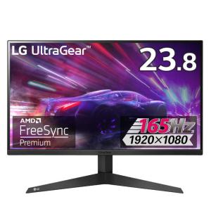 LG 24インチフルHD ゲーミングモニター  UltraGear ブラック 24GQ50FB