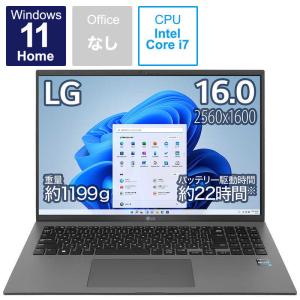 LG ノートパソコン gram チャコールグレー   16Z90Q-KA79J