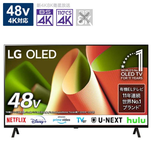 LG　有機ELテレビ ［48V型］　OLED48B4PJA（標準設置無料）